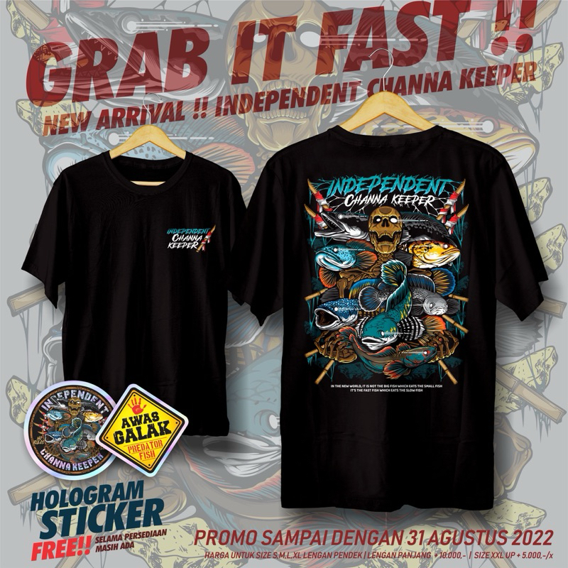 Kaos-CHANA, Kaos-CHANA INDEPENDENT, T-Shirt- SNAKEHEAD
