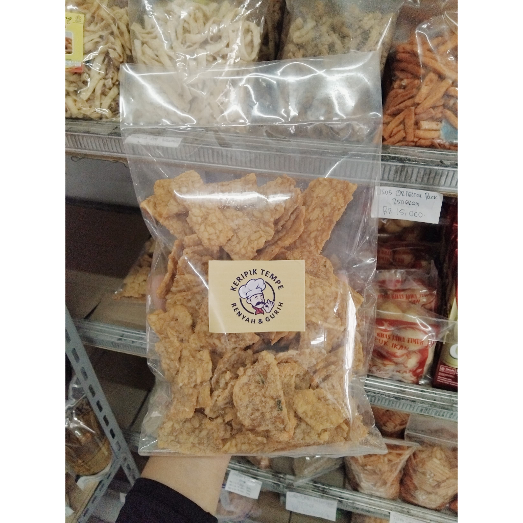 

KRIPIK TEMPE PEDAS MANIS HOME MADE