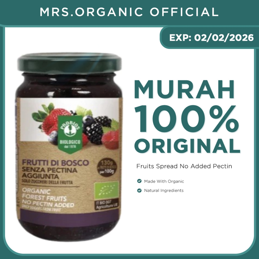 

Probios Forest Fruits Spread No Added Pectin 220 Gr