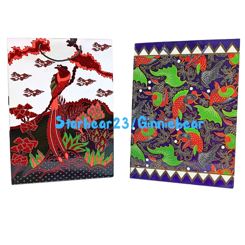 

Paperbag Batik Glossy Motif Merah Size Medium (LKH 720)