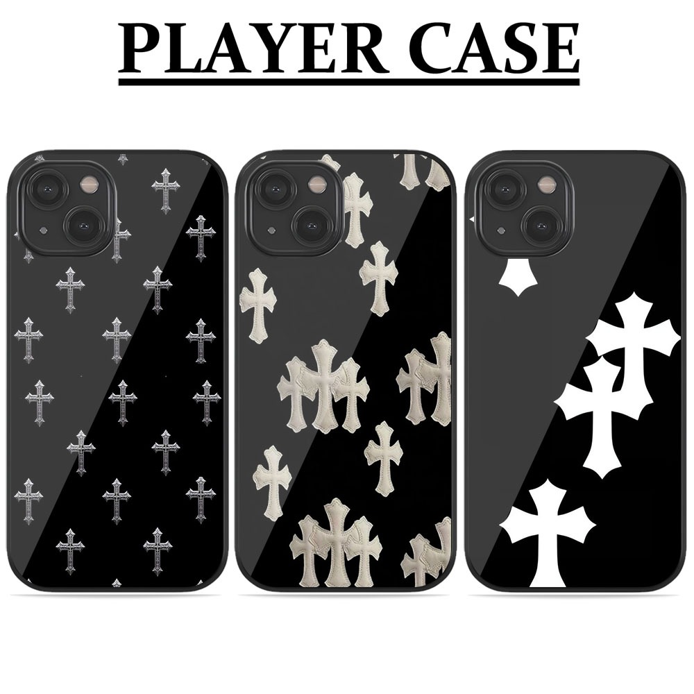 PLAYER CASE GLOSSY PREMIUM MOTIF SALIB UNTUK TYPE IPHONE 13 13 PRO 13 PROMAX - CASE KEREN - CASE TER