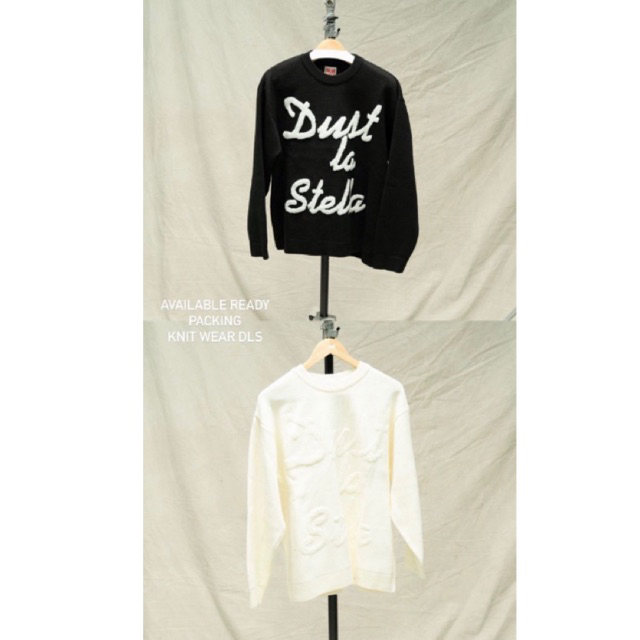 knitwear dust la stella black & white