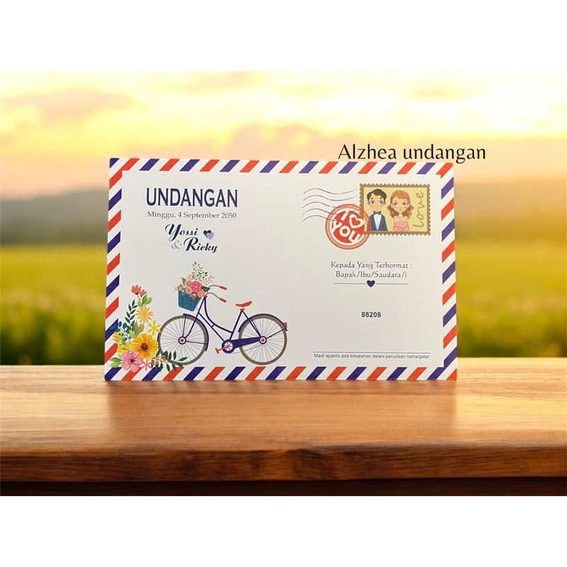 Undangan Blangko kosong (isi 100 pcs) ERBA 88208 undangan pernikahan kosongan (isi 100 pcs)