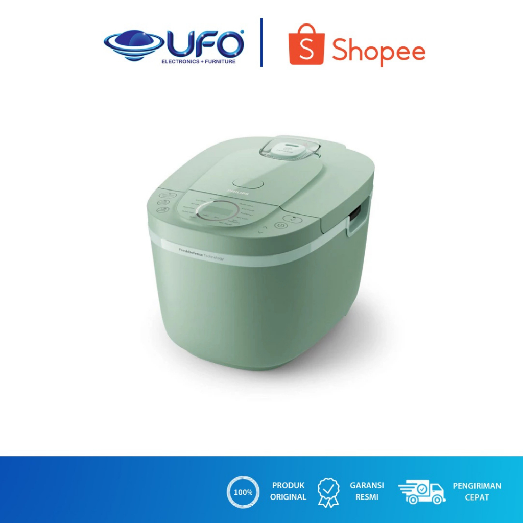PHILIPS RICE COOKER DIGITAL 300 SERIES HD4716/32 - HIJAU