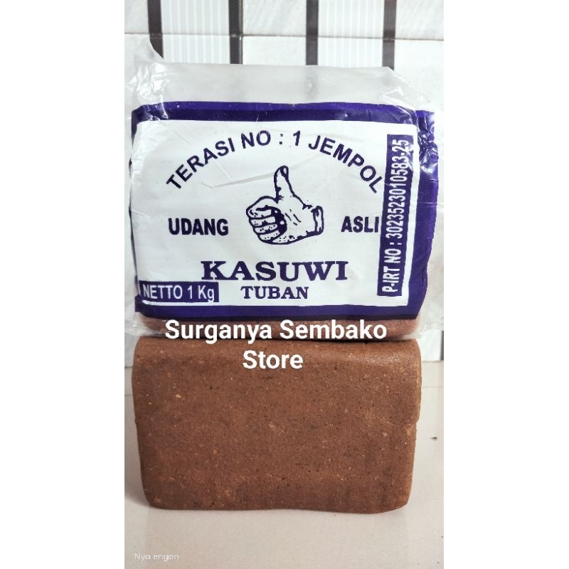 

TERLARIS!!!Terasi Udang Rebon Hj.Kasuwi 1Kg Asli Tuban