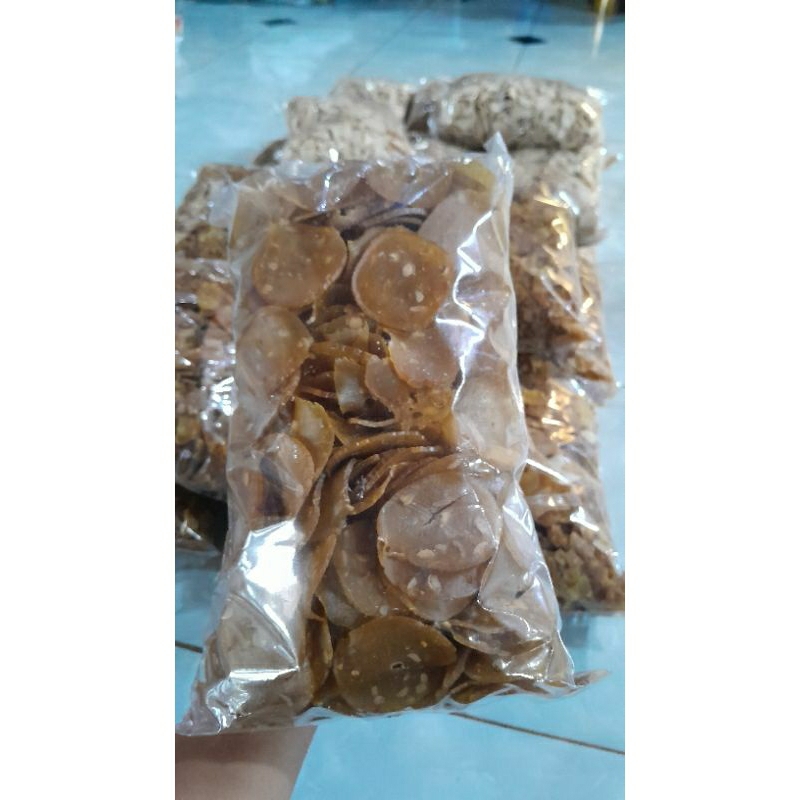 

kerupuk tempe mentan, utuh kemasan 1kg rasa gurih renyah