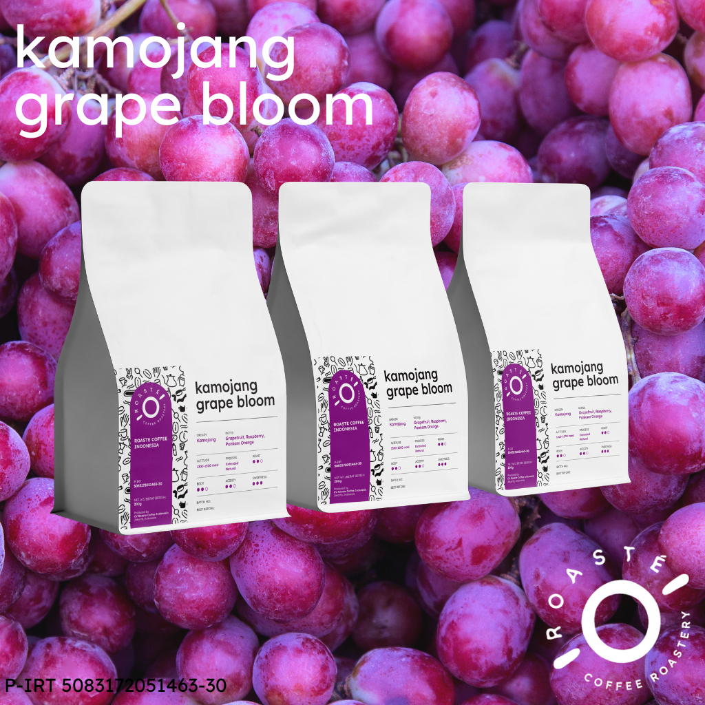 

Kamojang Grape Bloom 1000 gr - Kopi Coffee Arabica Anaerob Natural Espresso V60