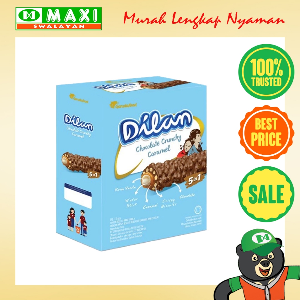 

DILAN Crunchy Choco Caramel 24gr x 12