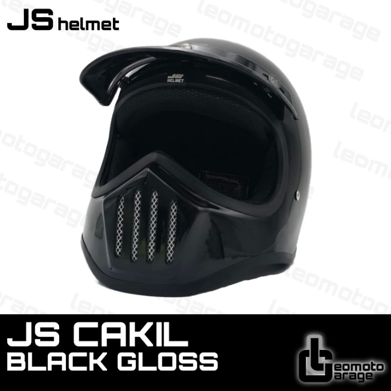 HELM JS CAKIL HELM CAKIL BLACK GLOSS