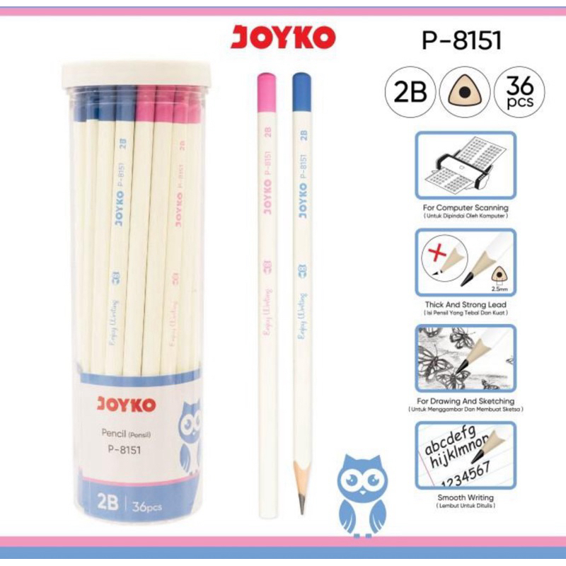 

PENSIL JOYKO 2B P-8151 1pc