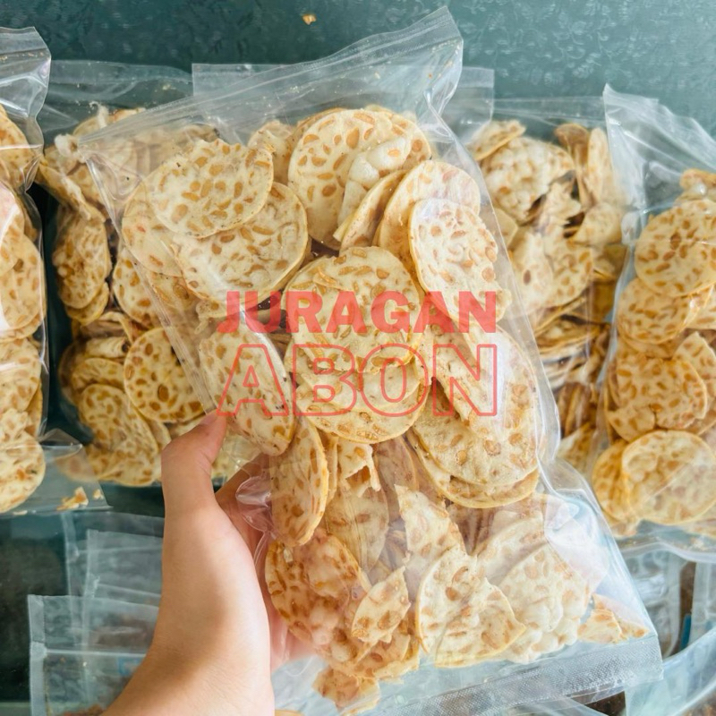 

Keripik Tempe Kedelai Kemasan 200 Gram 400 Gram 800 GramTempe Bulat Sagu Super Krispi Asin Gurih Asli Khas Cilacap