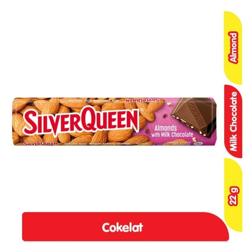 

SilverQueen Cokelat Susu Batang Almond 22 g