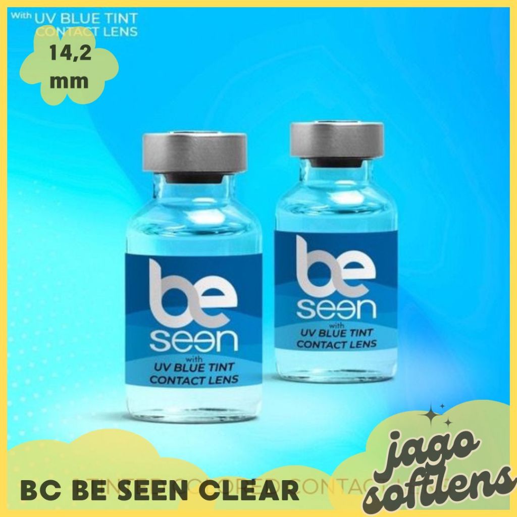 JAGO SOFTLENS BISA COD - SOFTLENS BE SEEN CLEAR 14,2MM MINUS (-0,50 S/D -10,00) BY OMEGA / SOFTLENS 