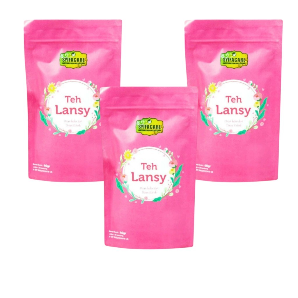 

3 PCS Teh Lansy Daun kelor dan Daun katuk SYIFACARE 40 gr