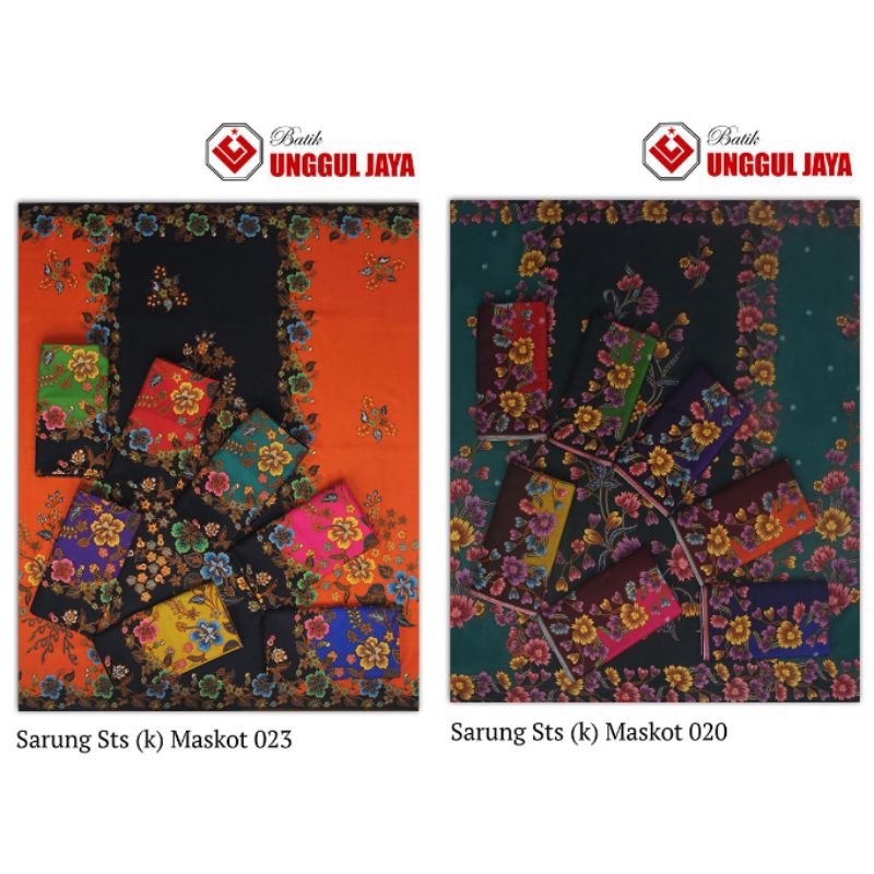 Sarung Batik Wanita Unggul Jaya - Putri Jelita - STS (k) Maskot 020 & 023