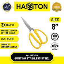 

HASSTON Gunting Stainless 6 inch Dapur Bahan Kain Kertas Plastik ATK