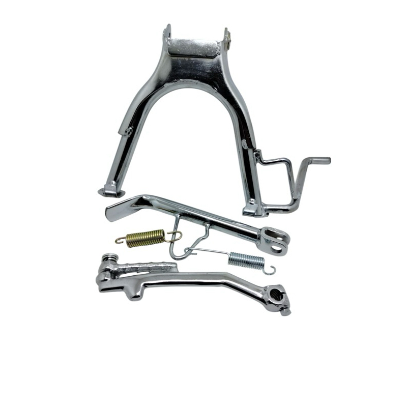 Standar dua standar tengah ring 17+engkolan mio+standar samping ring 17 mio chkrome mio sporty mio s