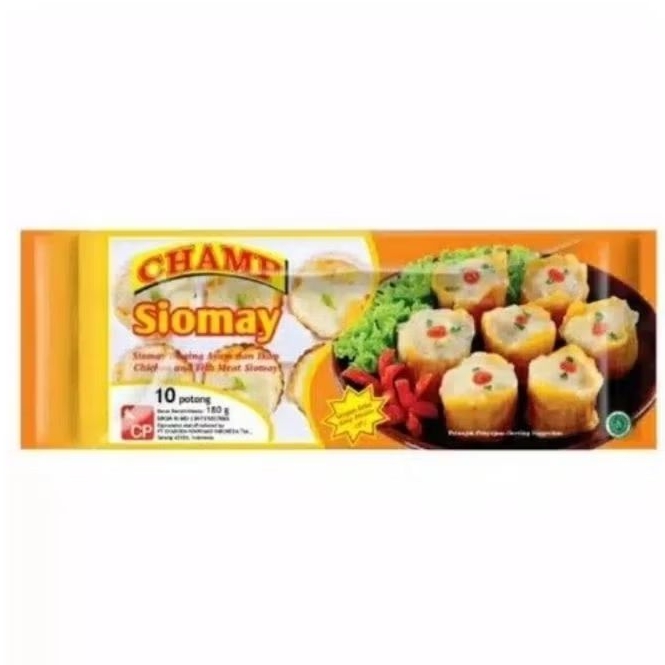 

CHAMP Siomay isi 10 Chicken Fish Shiumay Kombinasi daging Ayam Ikan 180gr Halal