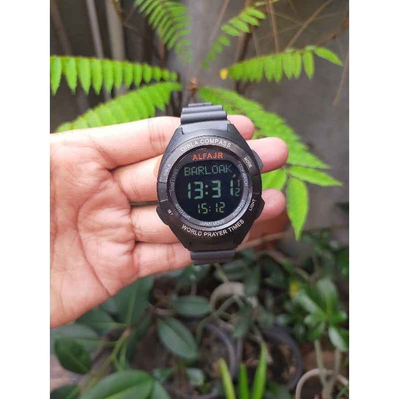 Jam tangan Al fajr Qibla compass WQ-18 original
