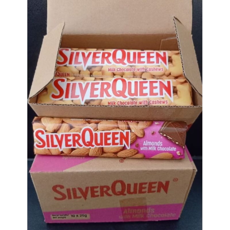 

Silverqueen 22gr Cashew Mede Mini isi 10 Pcs
