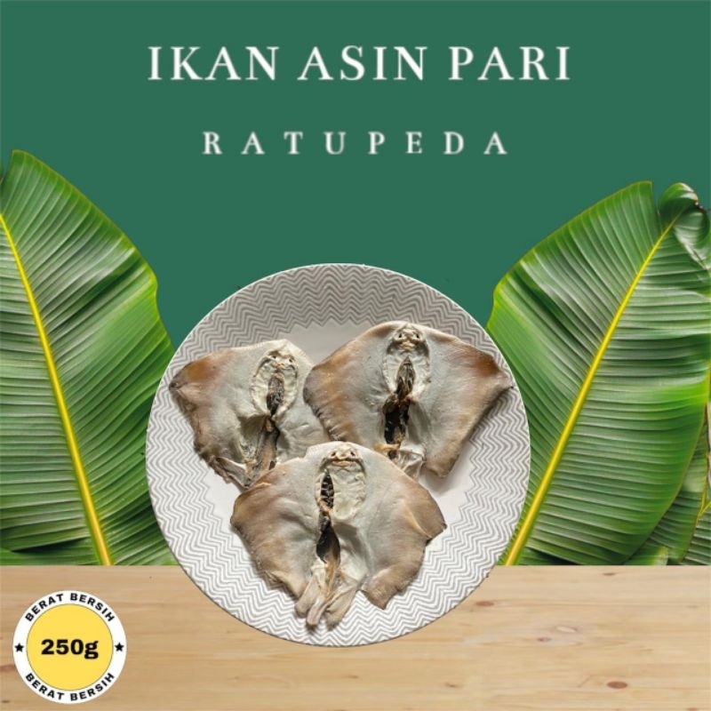 

Ikan Asin Pari Fresh Murah Kualitas Super 250,500,1000gr