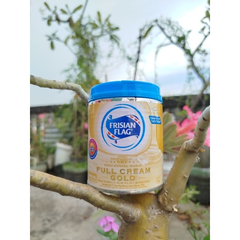 Susu frisian flag gold 370g/Bedera kaleng/Susu frisian flag