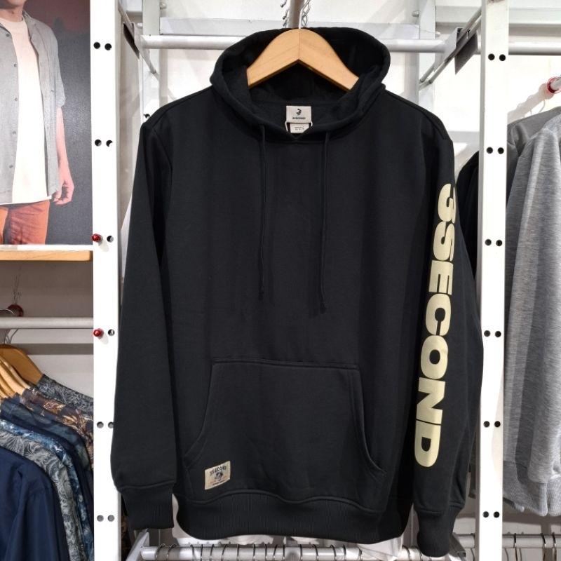 3SECOND Jaket Sweater Hoodie Pria Original