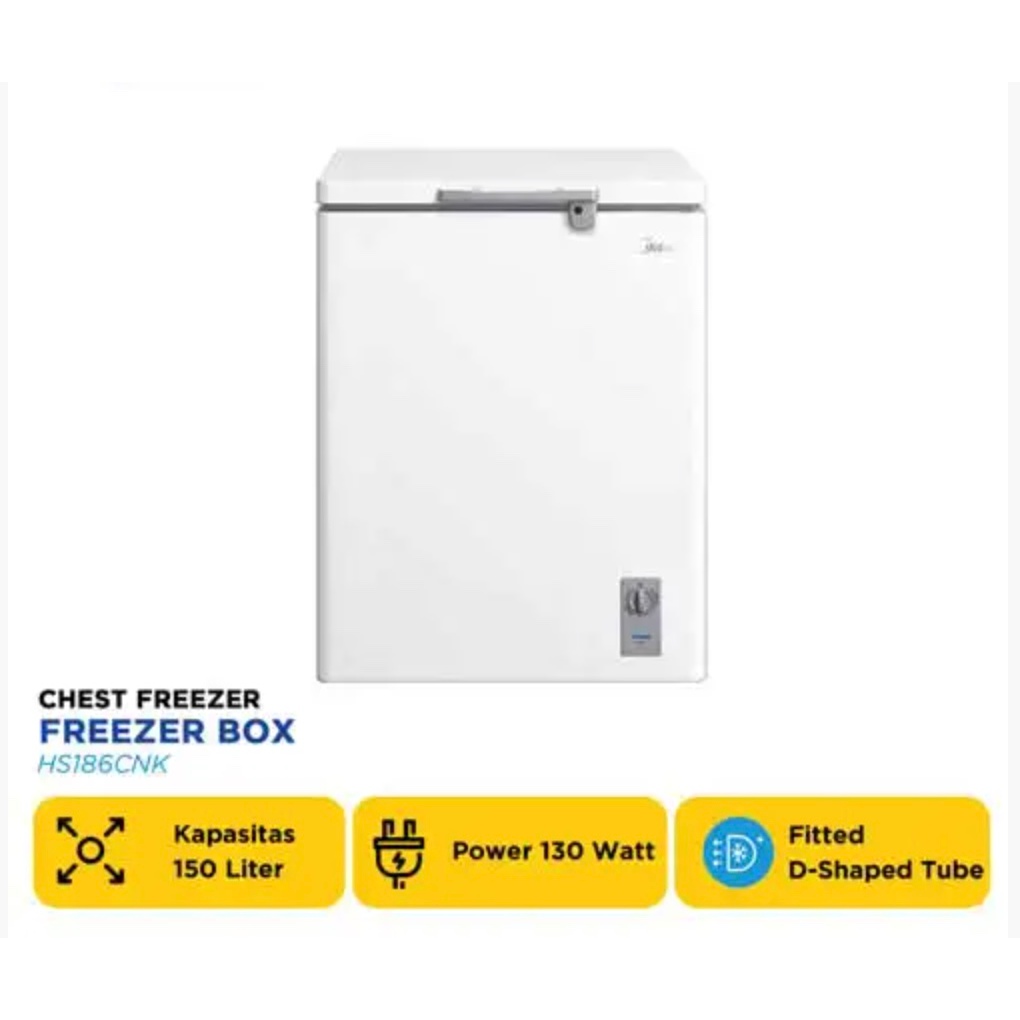 MIDEA FREEZER BOX CHEST FREEZER HS186CNK