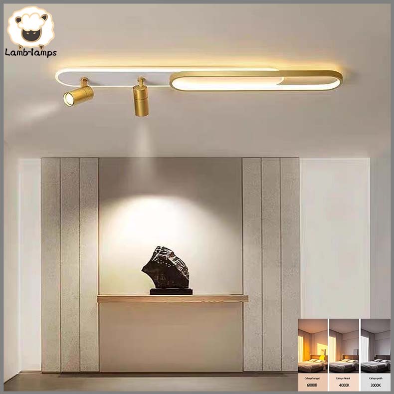Lampu Teras Rumah Minimalis Modern Lampu Teras Aesthetic   Lampu Teras  Lampu Plafon 3 Warna LED Lam