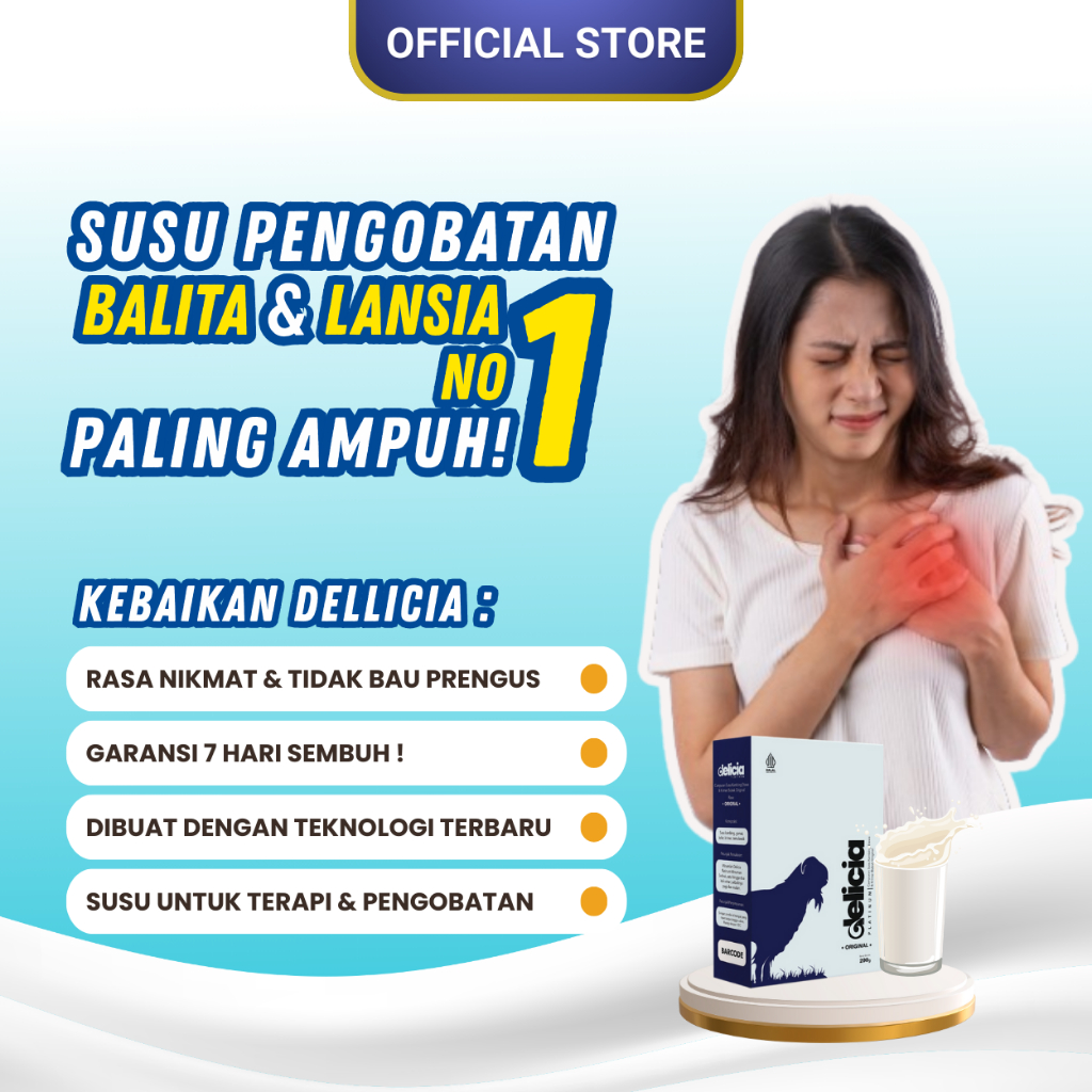 

Dellicia Platinum - Susu Pengobatan Masalah Pernapasan, Asma, Sesak Napas, TBC, Diabetes dll