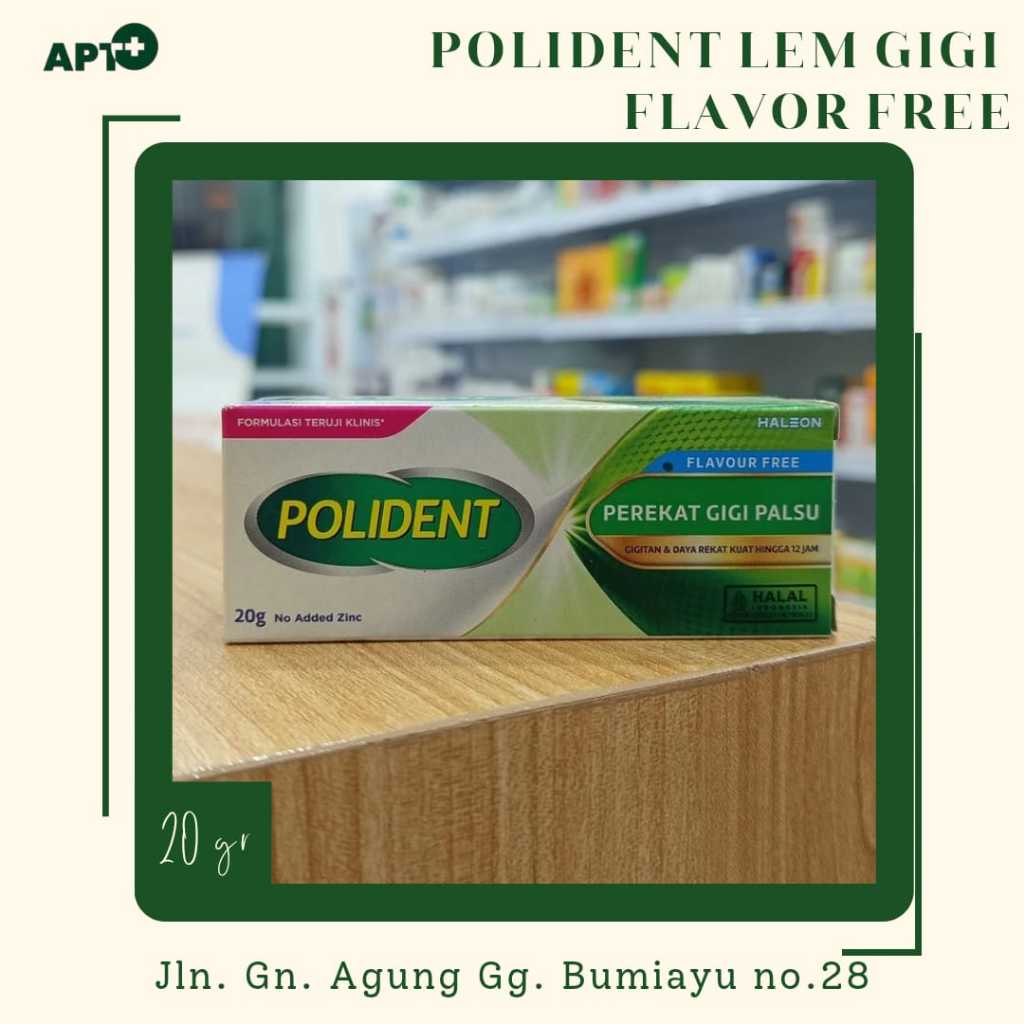 POLIDENT LEM GIGI FLAVOR FREE 20GR / LEM GIGI POLIDENT