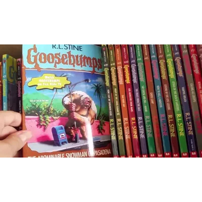 novel msiteri goosebumps - R. L. Stine  / mantar jaht si tukang sulap / si raja cacing / teror di ru