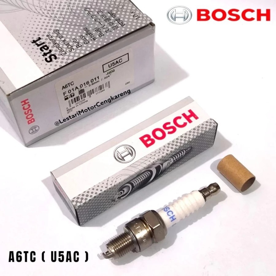 [ DYAH MOTOR SPAREPART ] BUSI BOSCH U5AC TAPERED MIO MIO J XRIDE MIO M3 JUPITER Z KAZE KLX A6TC