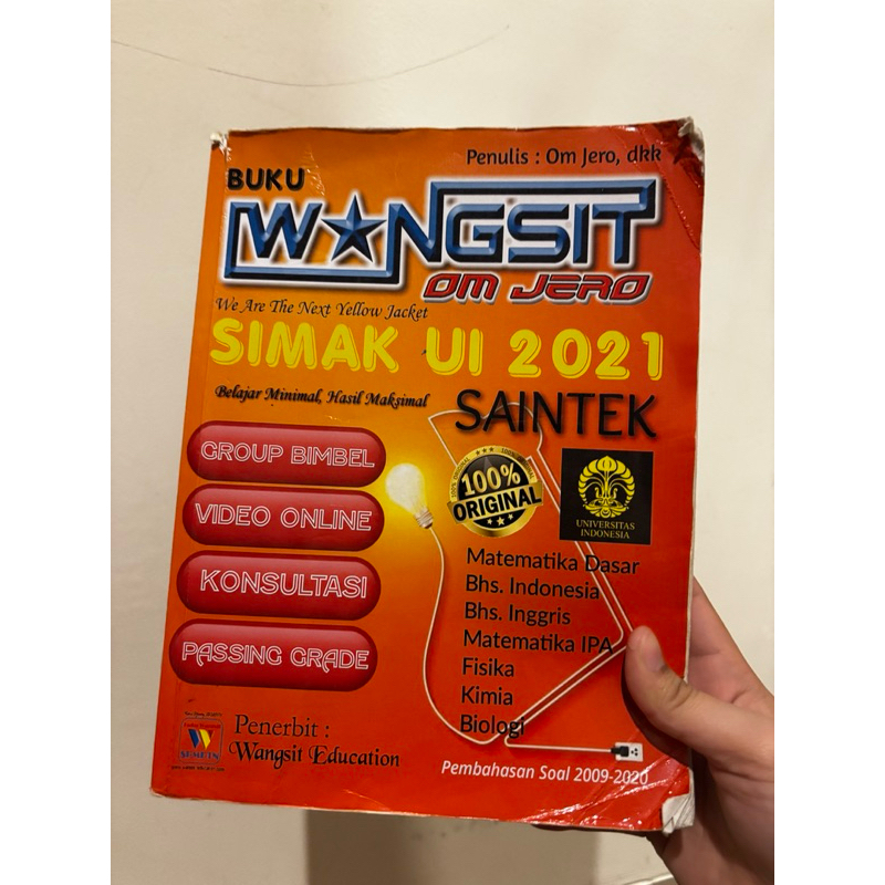 Buku Wangsit SIMAK UI 2021 - Buku Wangsit OM JERO UTBK SNBT SIMAK UI