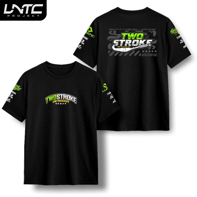 KAOS RACING TWOSTROKE ENTHUSIAST - ATASAN PRIA LENGAN PENDEK CATTON 24S