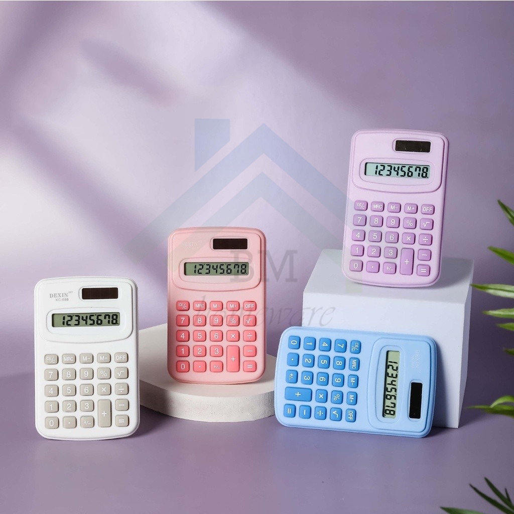 

Kalkulator Kecil 8 Digit / Calculator Mini Pocket Lucu Pastel Soft Estetik Aesthetic