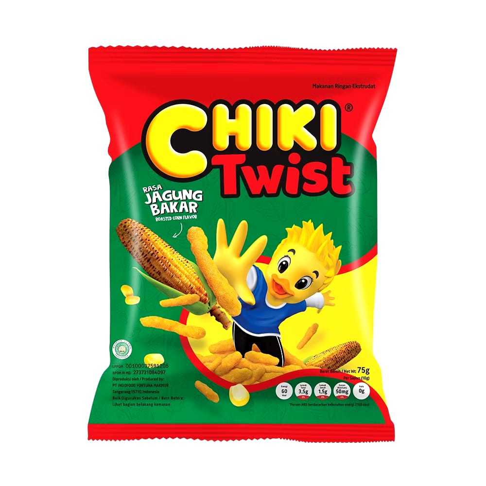 

Chiki Twist Roasted Corn Snack 75gr