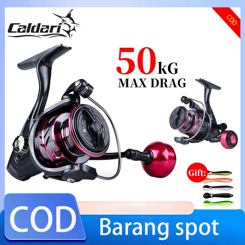 CALDARI Reel Spinning Reel Mesin Pancing Fishing reel Surf Ultra Light Bc Bass Tool Pancing
