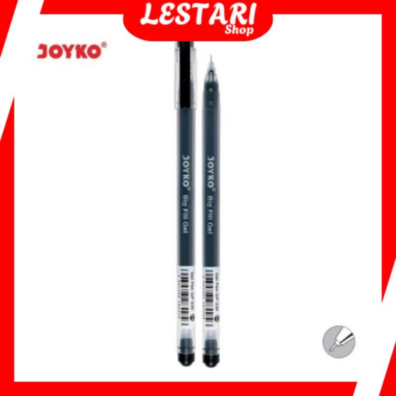 

❤ LS ❤ 1PCS PULPEN JOYKO GP -330 BIG FILL GEL 0.5MM PULPEN PENA BERKUALITAS