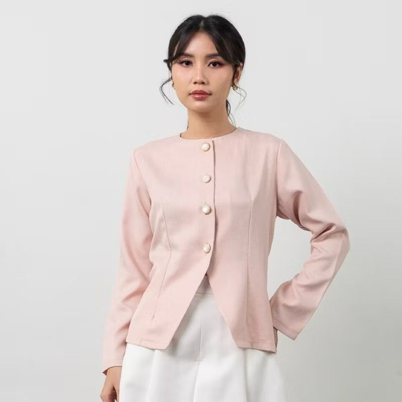 Baju blazer wanita lengan panjang terbaru
