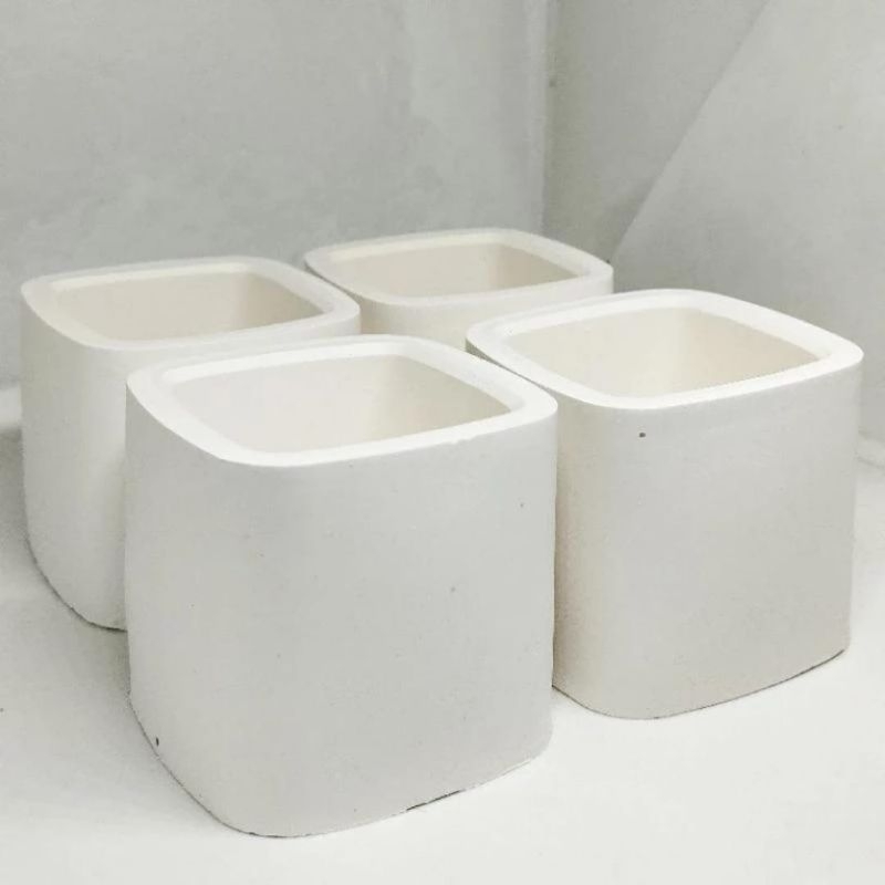 HYPATIACRAFT Pot kaktus/sukulen vas concrete minimalis wadah lilin aromaterapi