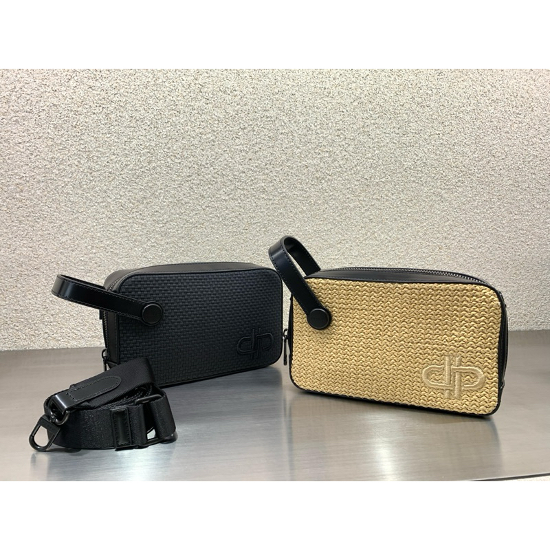 pria clutch 2in1 Tas clutch pria 2in1 selempang kulit sintetis hitam elegan 2in1 selempang pedro
