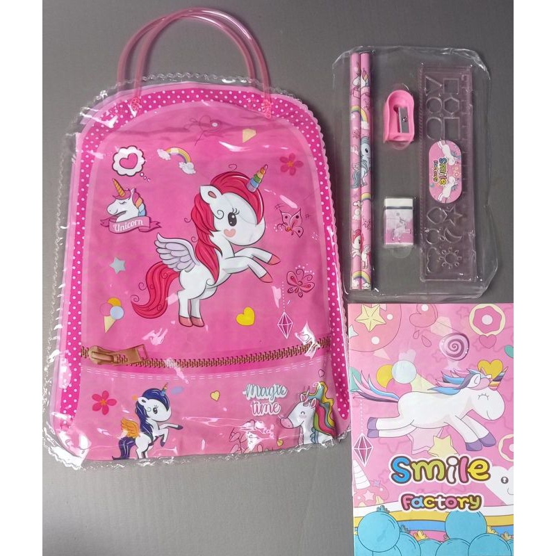 

Set Alat Tulis Anak Free Tas Unicorn