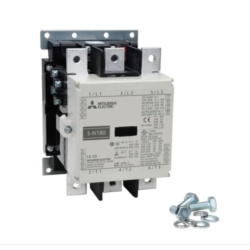 KONTAKTOR MITSUBISHI SN-180 220V Original