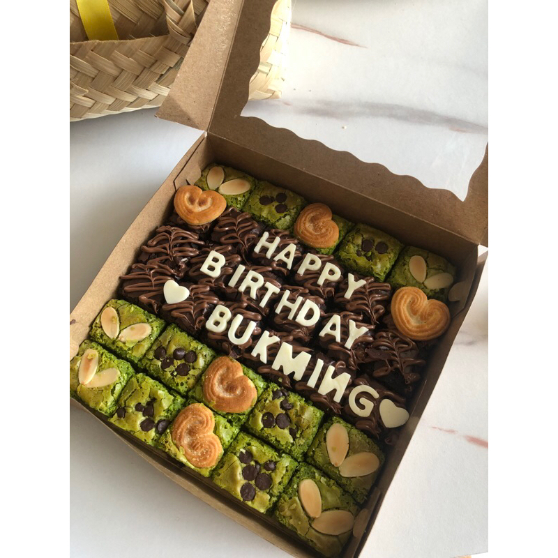 

brownies matcha size 20x20