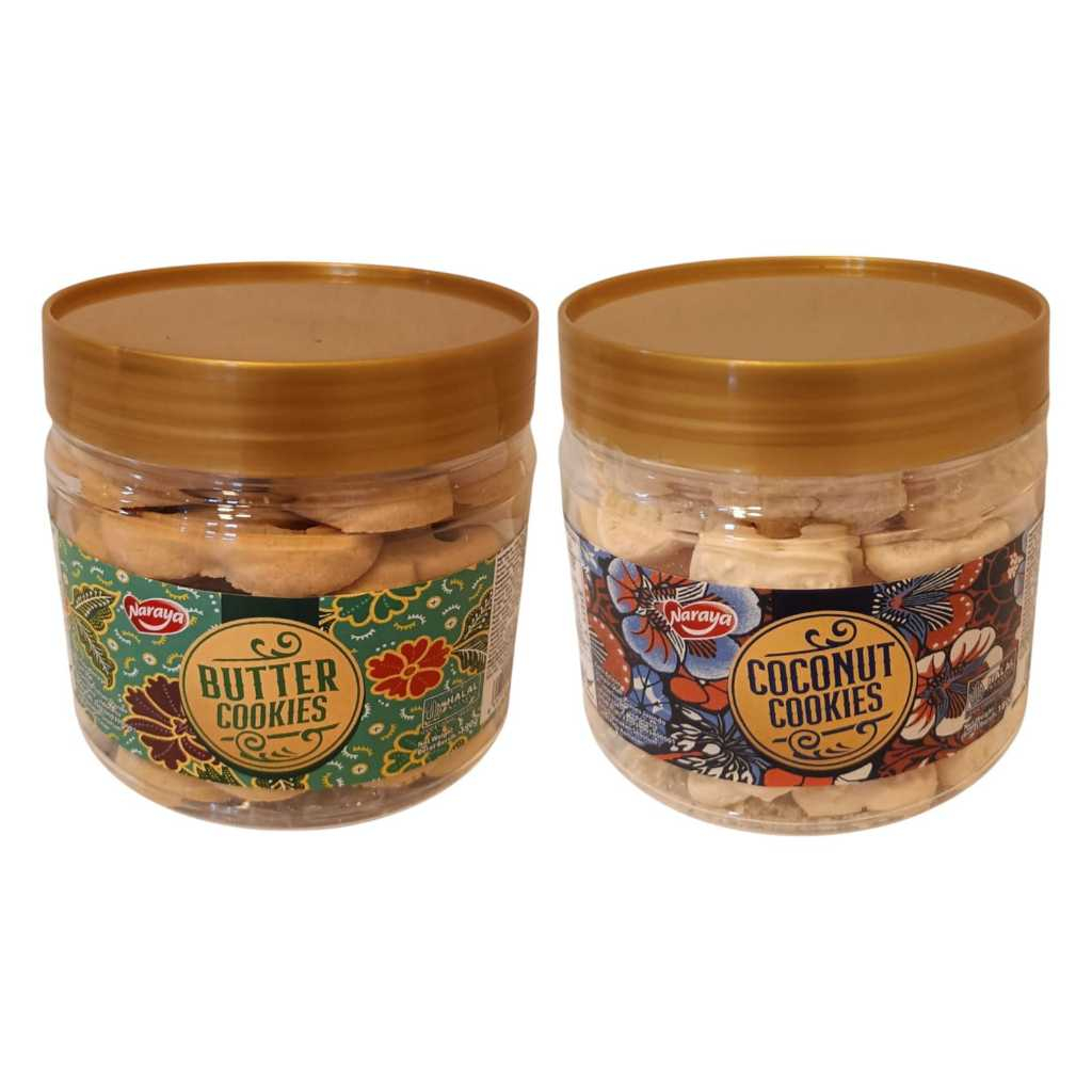

NARAYA COOKIES JAR 180g Coconut Yam Pandan Chocolate Butter