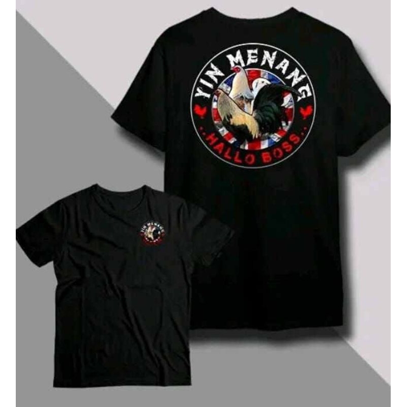 KAOS AYAM JAGO YIN MENANG DESAIN KEREN & UNIK