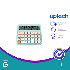 

Gramedia Batam - Uptech Soft Keyboard Calculator Candy Blue Up15