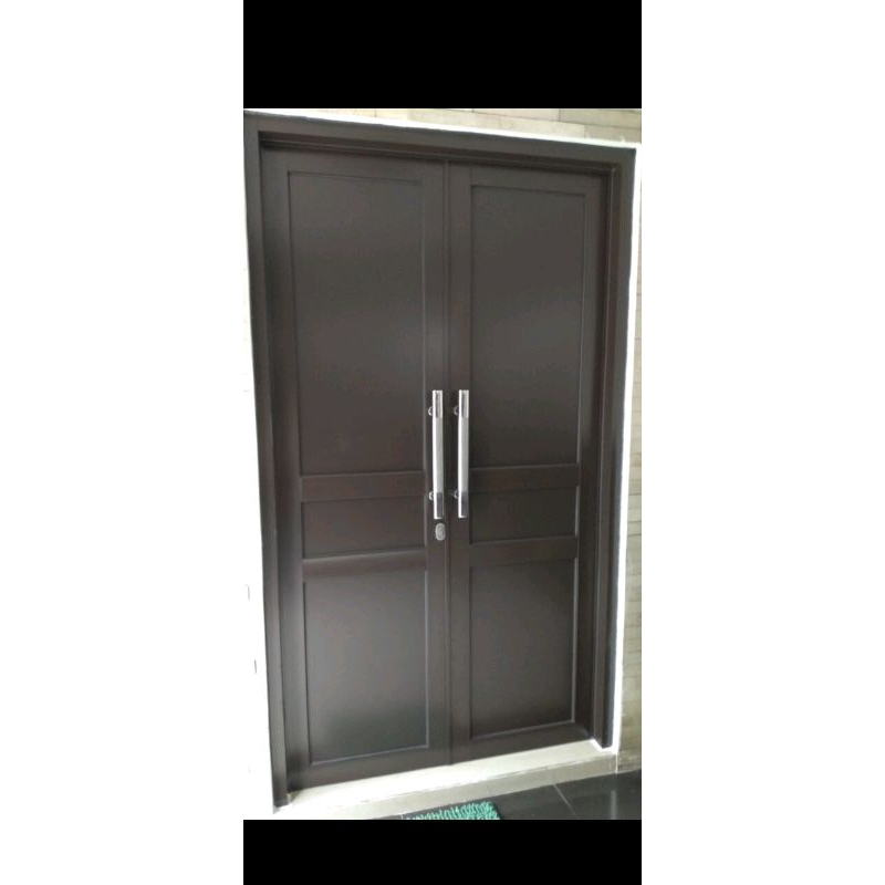 1set kusen pintu dua ukuran 130x200 gratis Peking kayu