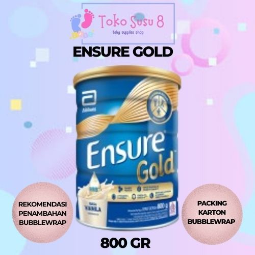 

Ensure Gold 800 Gram Vanilla dan Coklat